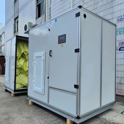16500CMH المياه المبردة درجة حرارة ثابتة ورطوبة وحدة معالجة الهواء تنقية الهواء HVAC