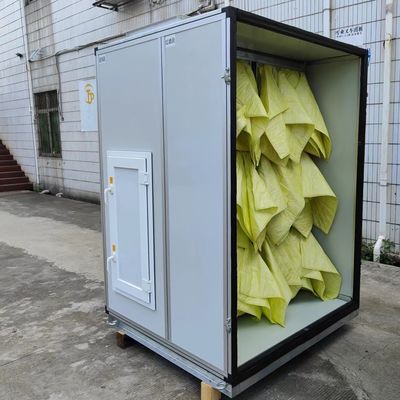 16500CMH المياه المبردة درجة حرارة ثابتة ورطوبة وحدة معالجة الهواء تنقية الهواء HVAC
