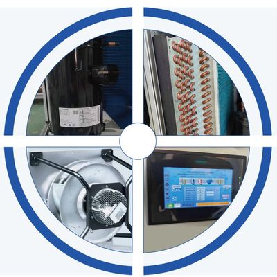 1-5HP سقف رقيق جدا معلق المياه تبرد وحدة معالجة الهواء DX تنقية الهواء HVAC للصناعات