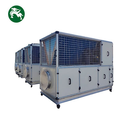 مترو الأنفاق 15HP وحدة معالجة الهواء المحمولة بسهولة مع عجلات مناسبة تبريد المياه HVAC