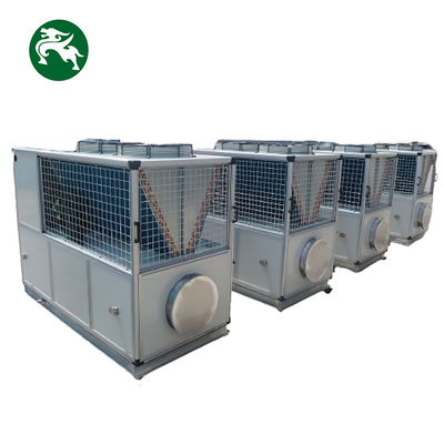 مترو الأنفاق 15HP وحدة معالجة الهواء المحمولة بسهولة مع عجلات مناسبة تبريد المياه HVAC