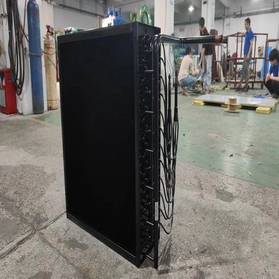 تبخيرات الأنابيب النحاسية ذات الأجنحة الكهربائية الأسود لوحدة معالجة الهواء
