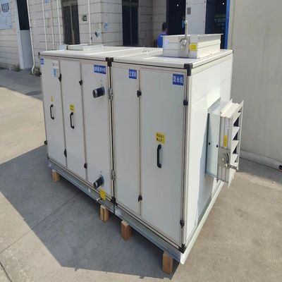 5000-10000m3/H تصفية الهواء الصناعية المياه الباردة غرفة الهواء وحدة معالجة AHU
