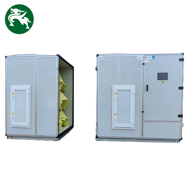 16500CMH المياه المبردة درجة حرارة ثابتة ورطوبة وحدة معالجة الهواء تنقية الهواء HVAC
