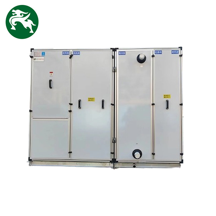 وحدة معالجة الهواء منخفضة الضوضاء عالية EER التبريد والتدفئة HVAC التثبيت الرأسي للنظافة الطبية